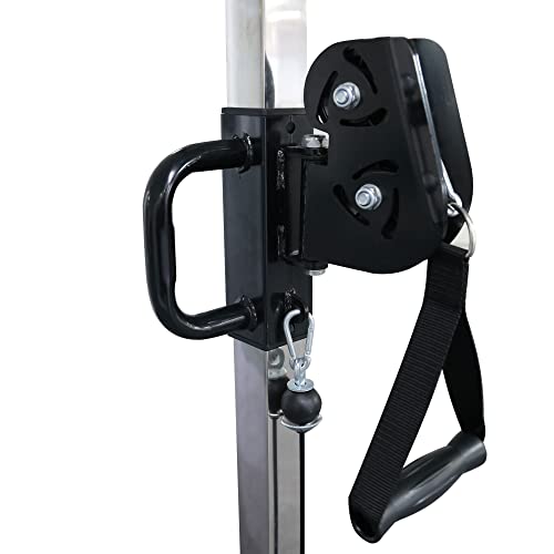 Adjustable Power Cage with J-Hooks and Safety Straps C560540