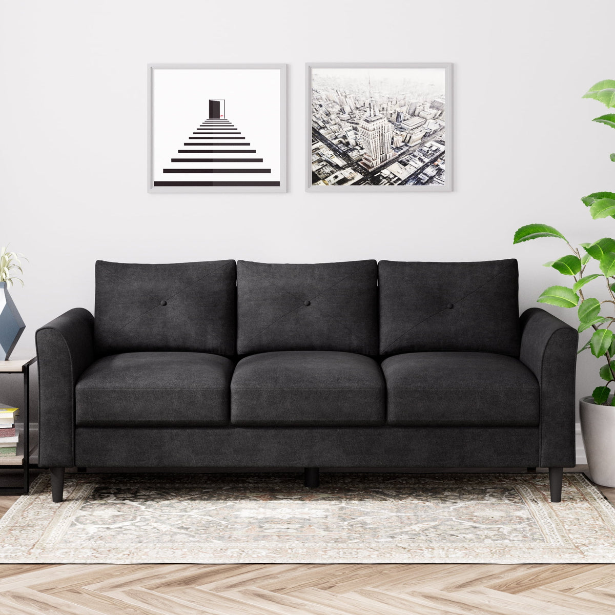 Black Sofa Couch P23303