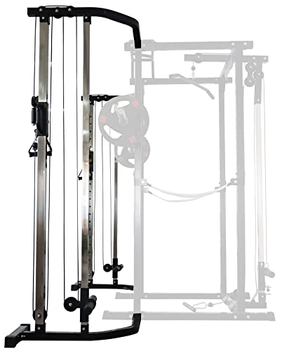 Adjustable Power Cage with J-Hooks and Safety Straps C560540
