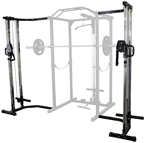 Adjustable Power Cage with J-Hooks and Safety Straps C560540