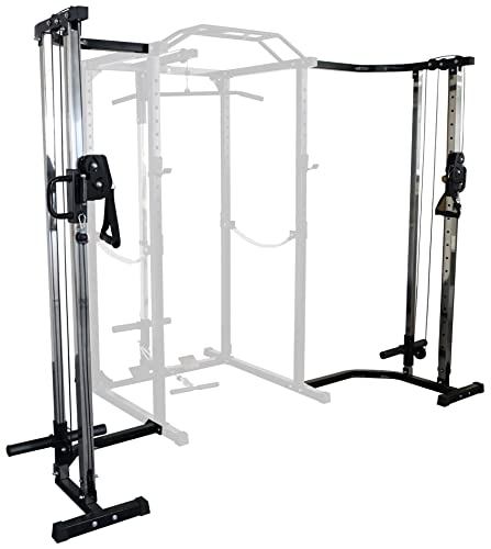 Adjustable Power Cage with J-Hooks and Safety Straps C560540