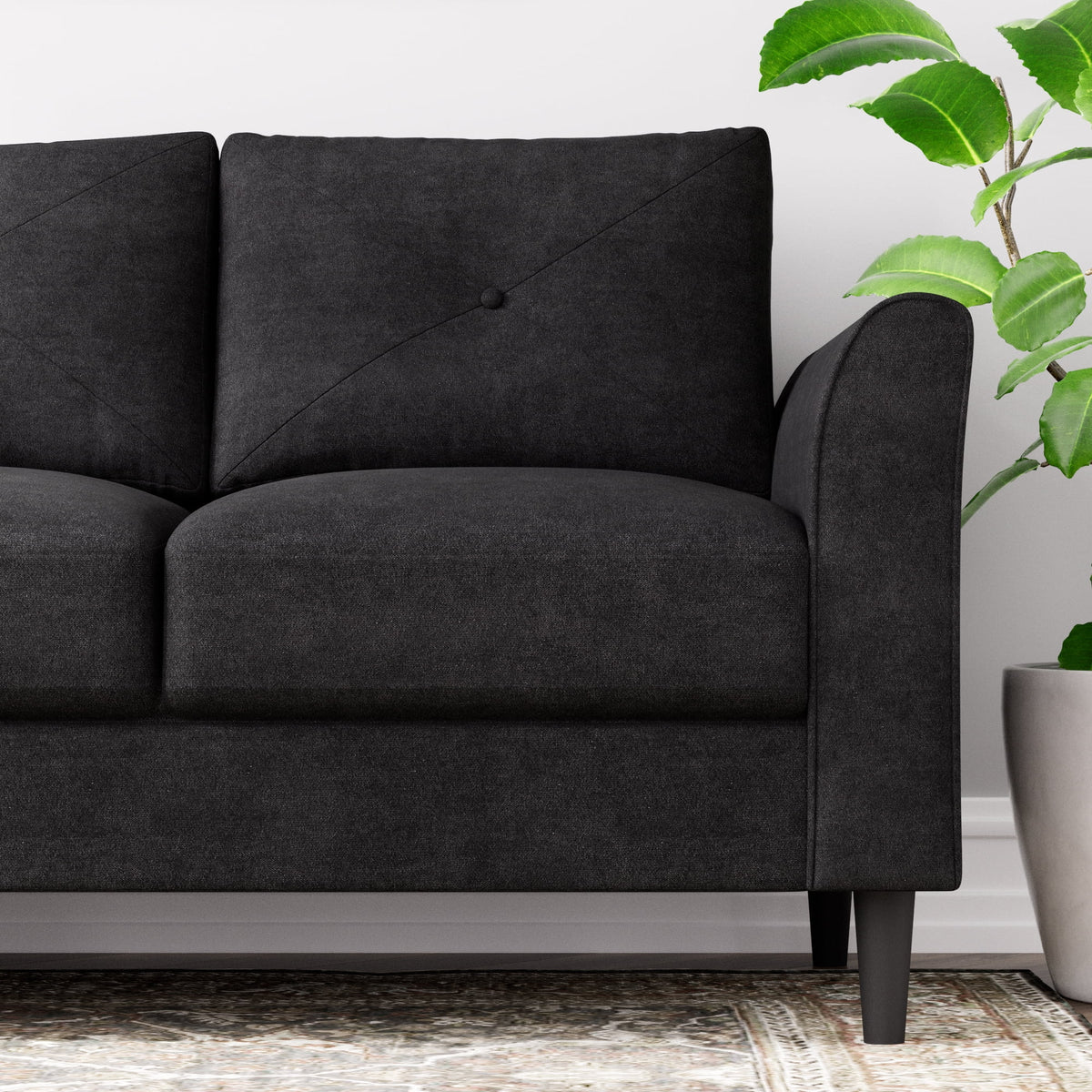 Black Sofa Couch P23303