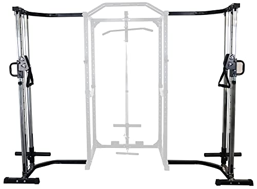 Adjustable Power Cage with J-Hooks and Safety Straps C560540